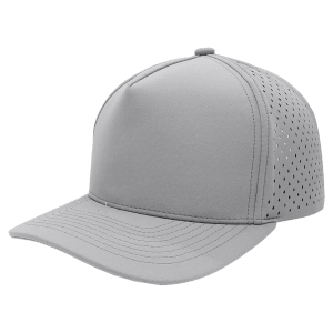Light Gray/Light Gray 5-Panel Performance Hats — catalog reference 1608