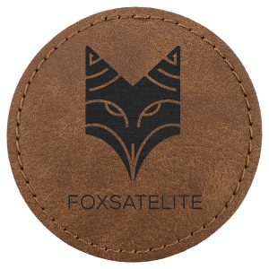 2 1/2" Dark Brown Premier Leatherette Round Patch with Premium Adhesive - Collection — catalog reference 143