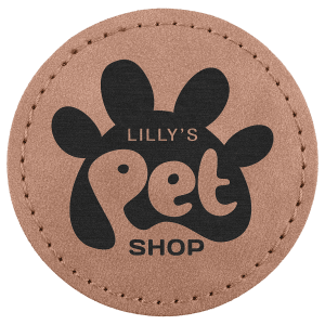 2 1/2" Blush Premier Leatherette Round Patch with Premium Adhesive - Collection — catalog reference 144