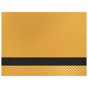 12 x 24 in. Gold Carbon Fiber/Black Leatherette Sheet - No Adhesive — catalog reference 1984