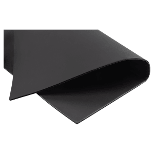 12 x 24 in. Black/Black Smooth Leatherette Sheet - Premium Adhesive — catalog reference 2021