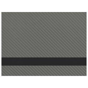 12 x 24 in. Gray Carbon Fiber/Black Leatherette Sheet - No Adhesive — catalog reference 1983