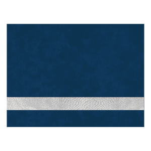 12 x 24 in. Blue/Silver Leatherette Sheet - Premium Adhesive — catalog reference 2080