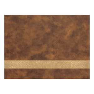 12 x 24 in. Rustic/Gold Leatherette Sheet - No Adhesive — catalog reference 1969