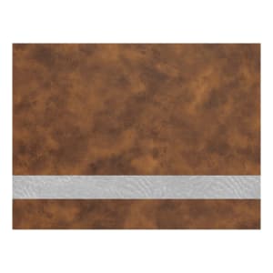 12 x 24 in. Rustic/Silver Leatherette Sheet - No Adhesive — catalog reference 1971