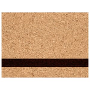 12 x 18 in. Cork Leatherette Sheet - Standard Heat Adhesive — catalog reference 1077