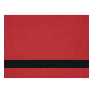 12 x 18 in. Red Leatherette Sheet - Standard Heat Adhesive — catalog reference 1081