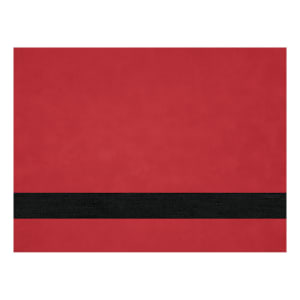 12 x 24 in. Red Leatherette Sheet - No Adhesive — catalog reference 1976