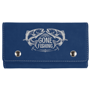 6.5 x 3.75 x 1 in. Leatherette Card and Dice Set teal/black — catalog reference 963