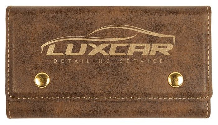 6.5 x 3.75 x 1 in. Leatherette Card and Dice Set rustic/silver — catalog reference 962