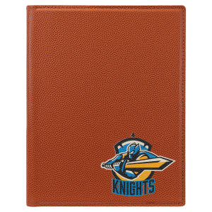 7 x 9 in. Basketball Sports Texture Leatherette Portfolio with Notepad — catalog reference 1706