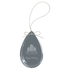 3" Crystal Teardrop Ornament — catalog reference 2229