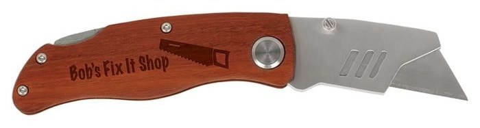 4 in. Wood-Handle Utility Knife — catalog reference 904