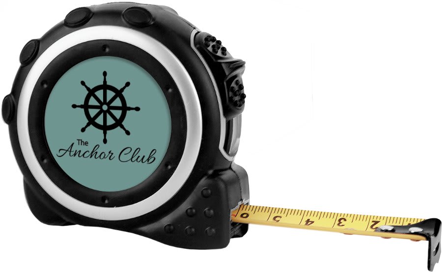 16 ft. Black / Silver Tape Measure with Leatherette Insert — catalog reference 1925
