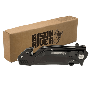 4 1/2 in. Black Rescue Knife — catalog reference 1745