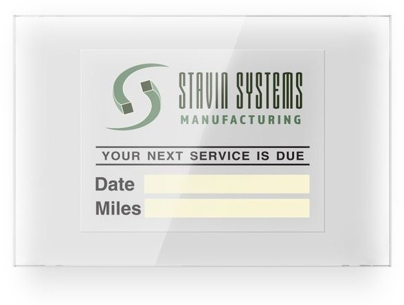 Static Stick Service Clings — catalog reference 1209