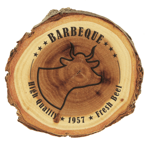 3 in. Old West Log Elmwood Magnet — catalog reference 1837