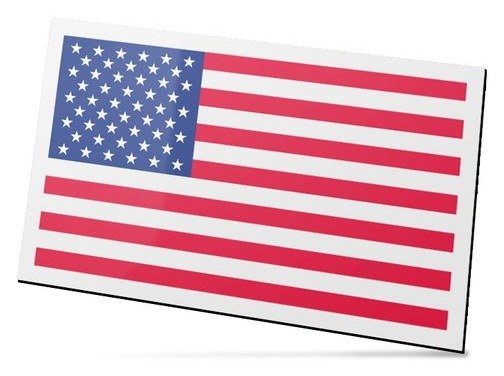 Patriotic Stock Flag Magnet — catalog reference 1288