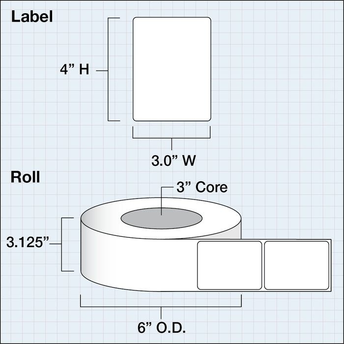 3" x 4" Premium Gloss Paper — catalog reference 1149