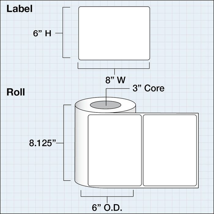 8" x 6" Premium Gloss Paper — catalog reference 1161
