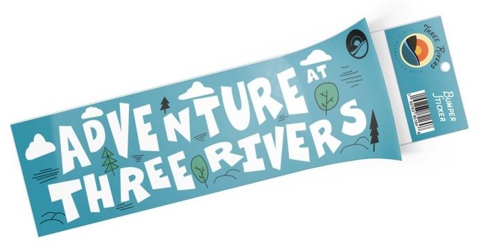 Face-Cut Bumper Stickers — catalog reference 1204