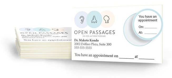 Appointment Cards — catalog reference 1245