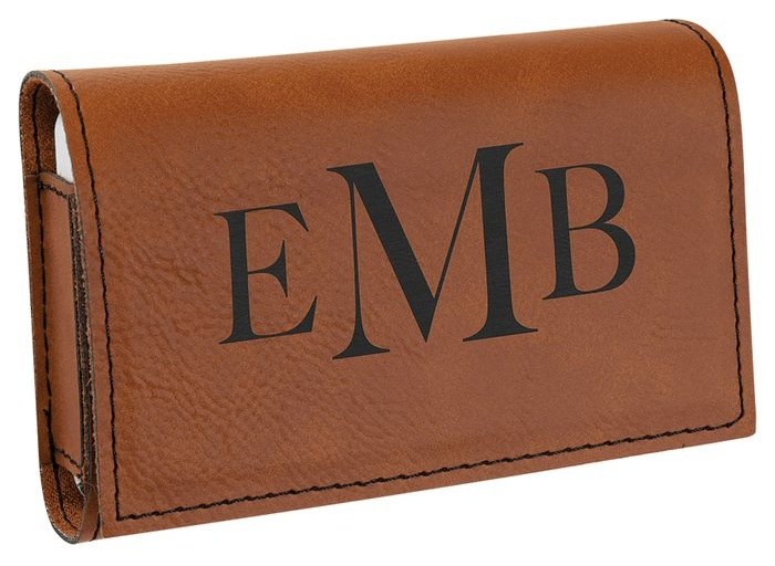 4.75 x 3.125 in. Leatherette Pill Box rawhide/black — catalog reference 1013