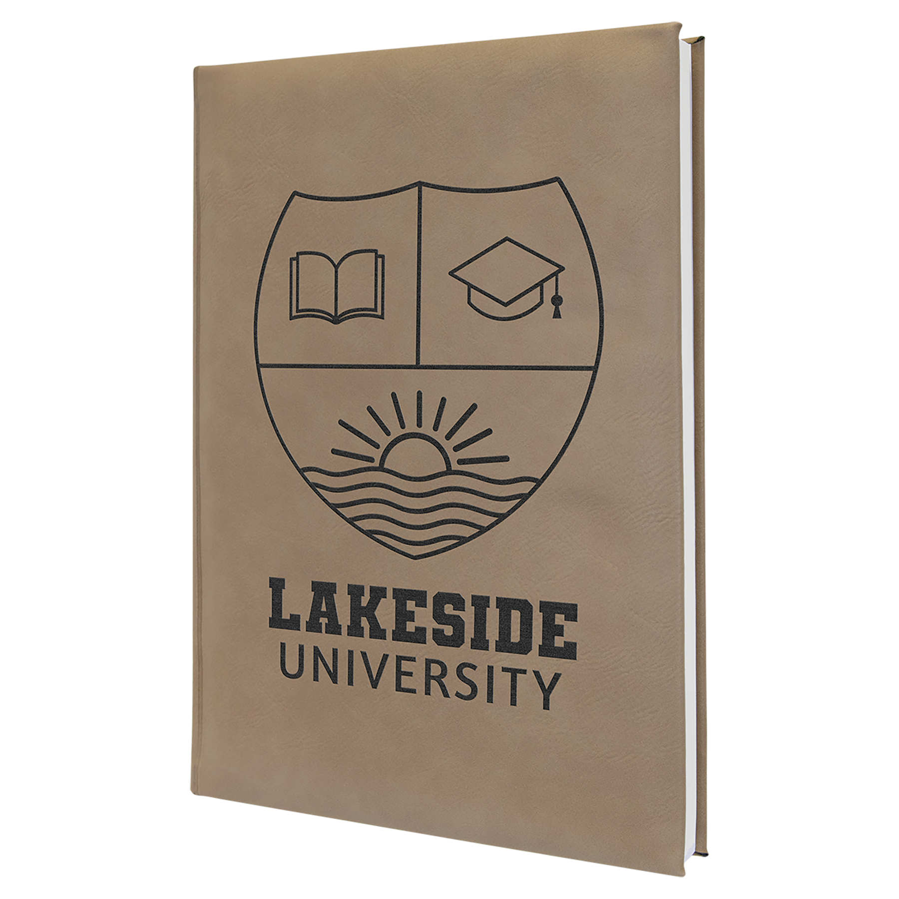 Large Leatherette Lined Journals