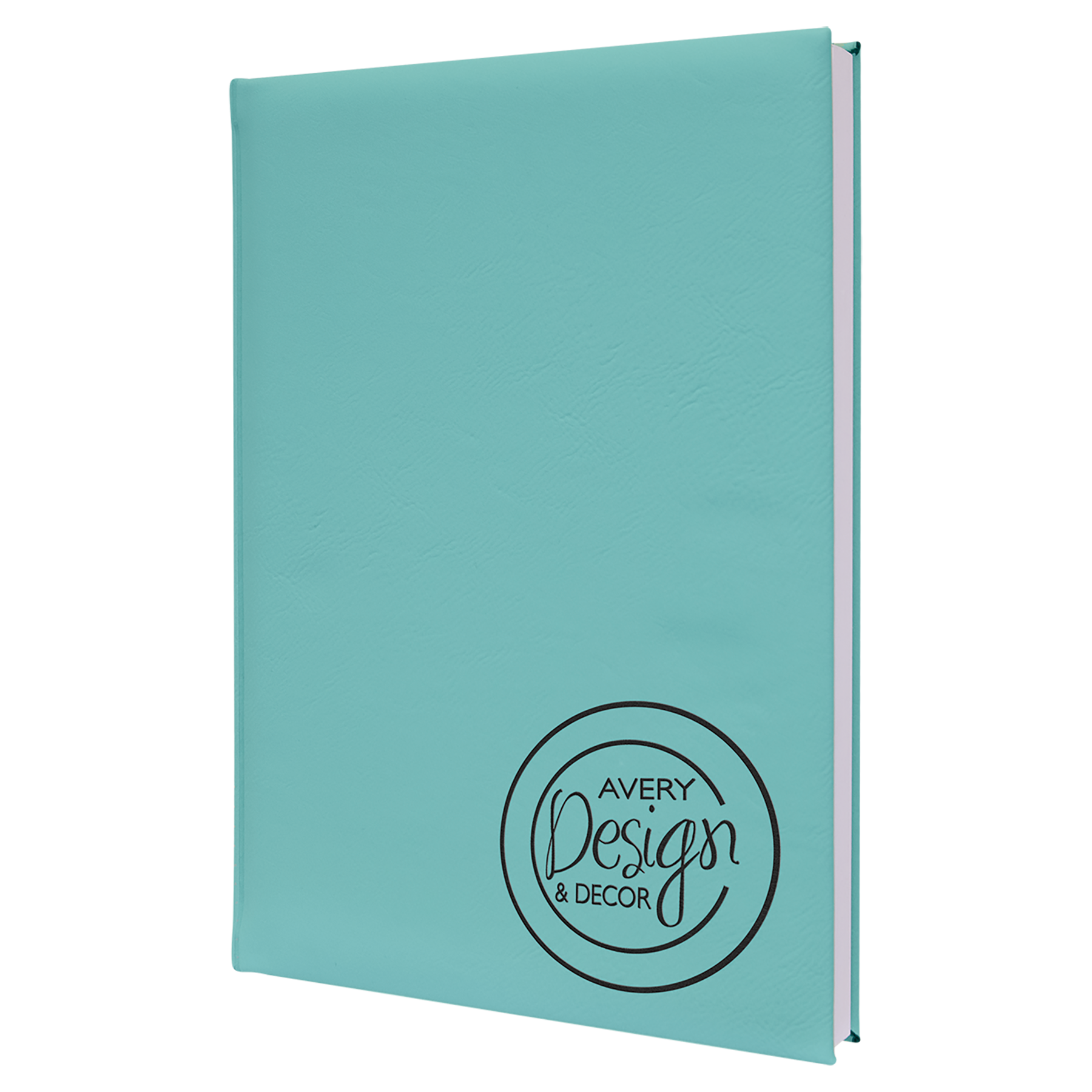 Teal Large Leatherette Sketchbooks — Ref 2408