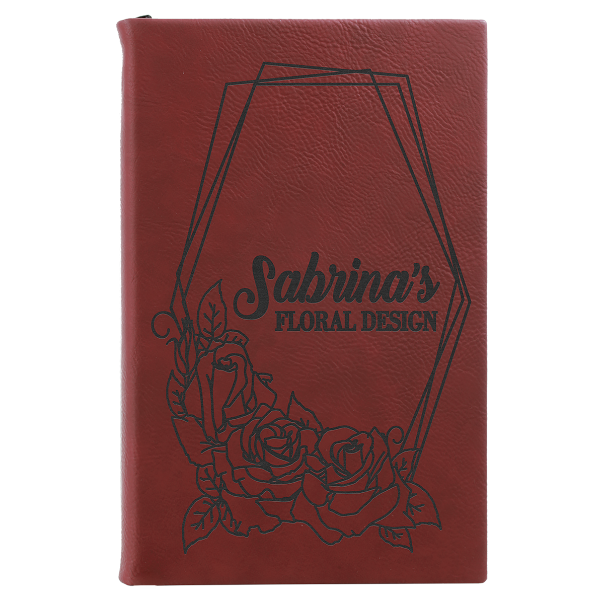 Rose Small Leatherette Sketchbooks — Ref 2369