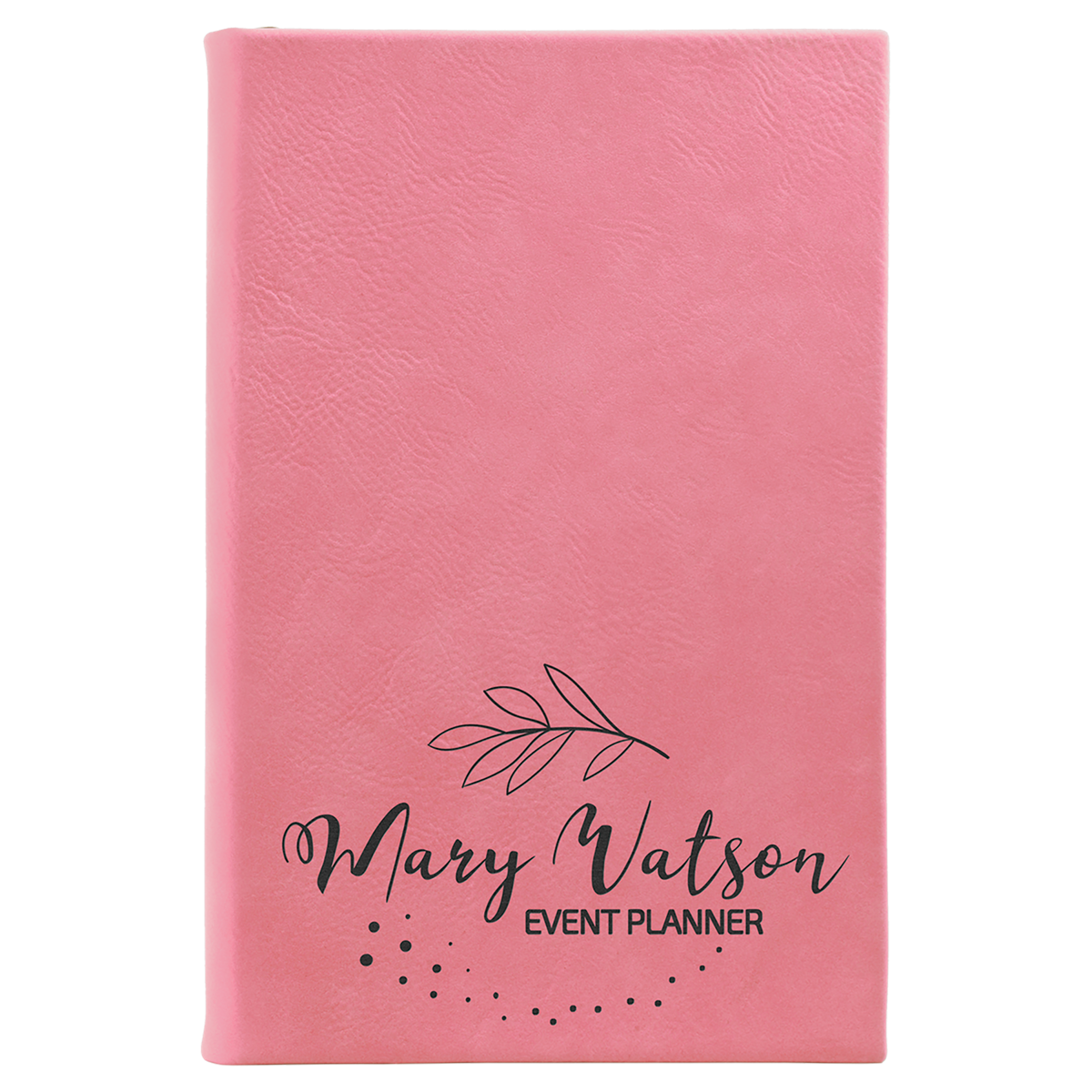 Pink Small Leatherette Sketchbooks — Ref 2370