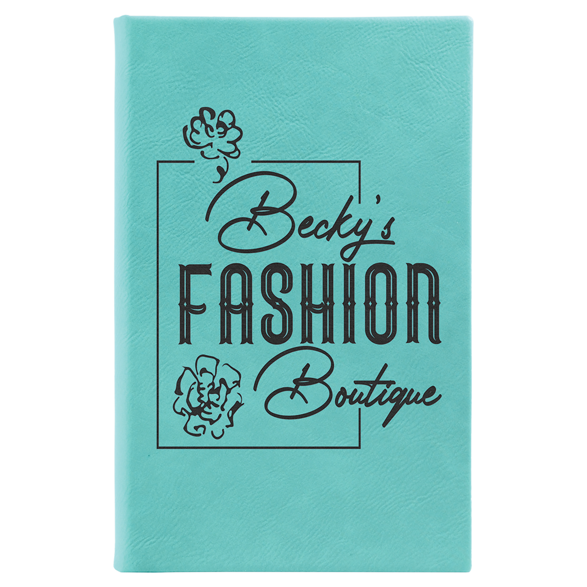 Teal Small Leatherette Sketchbooks — Ref 2374