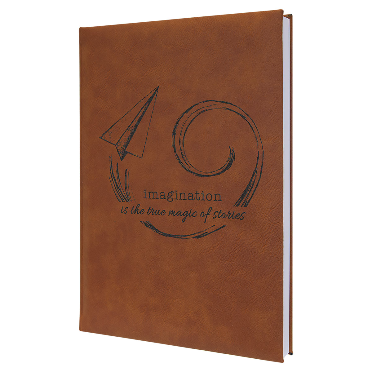 Rawhide Large Leatherette Lined Journals — Ref 2384