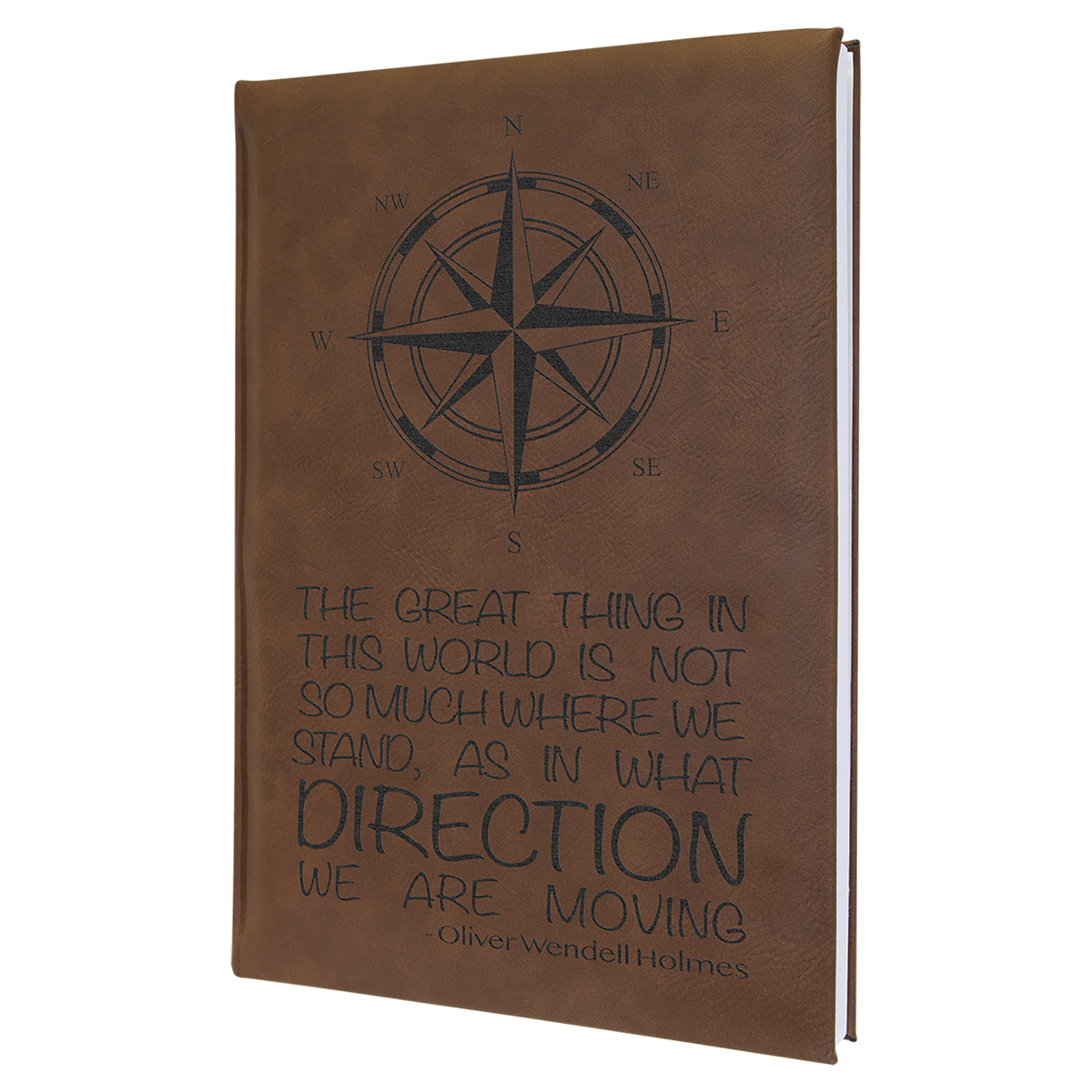 Dark Brown Large Leatherette Sketchbooks — Ref 2399