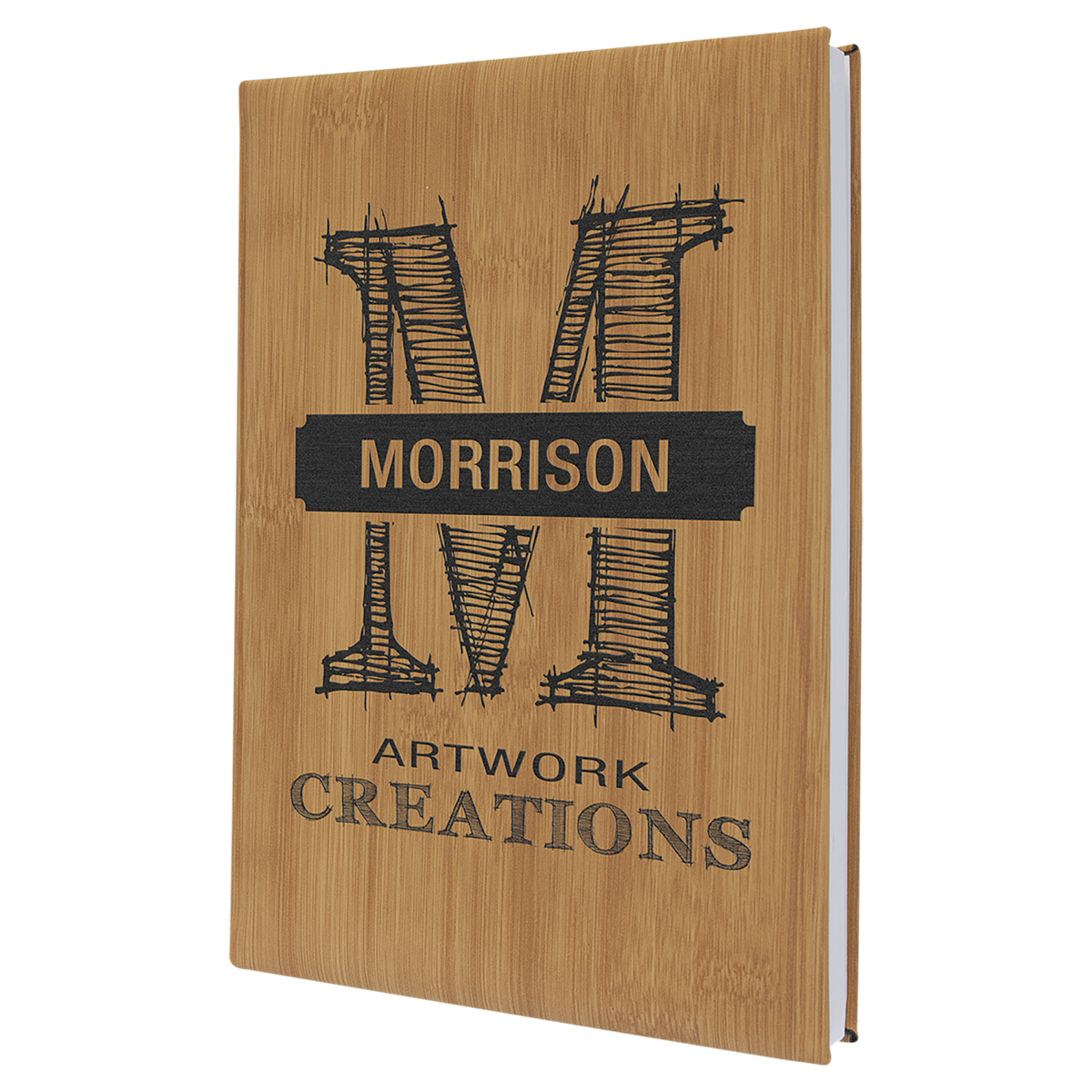 Bamboo Large Leatherette Sketchbooks — Ref 2410