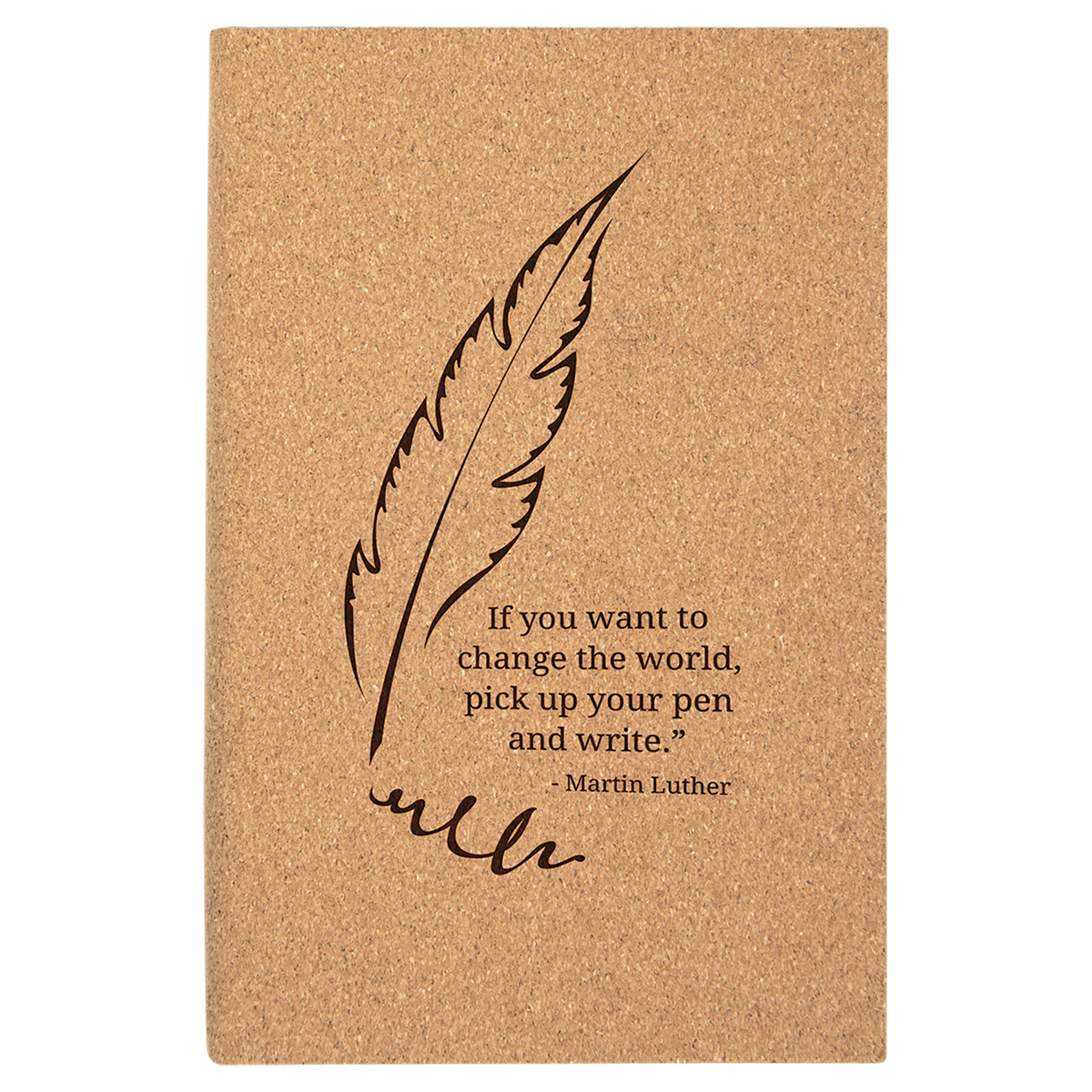 Cork Small Leatherette Lined Journals — Ref 2424