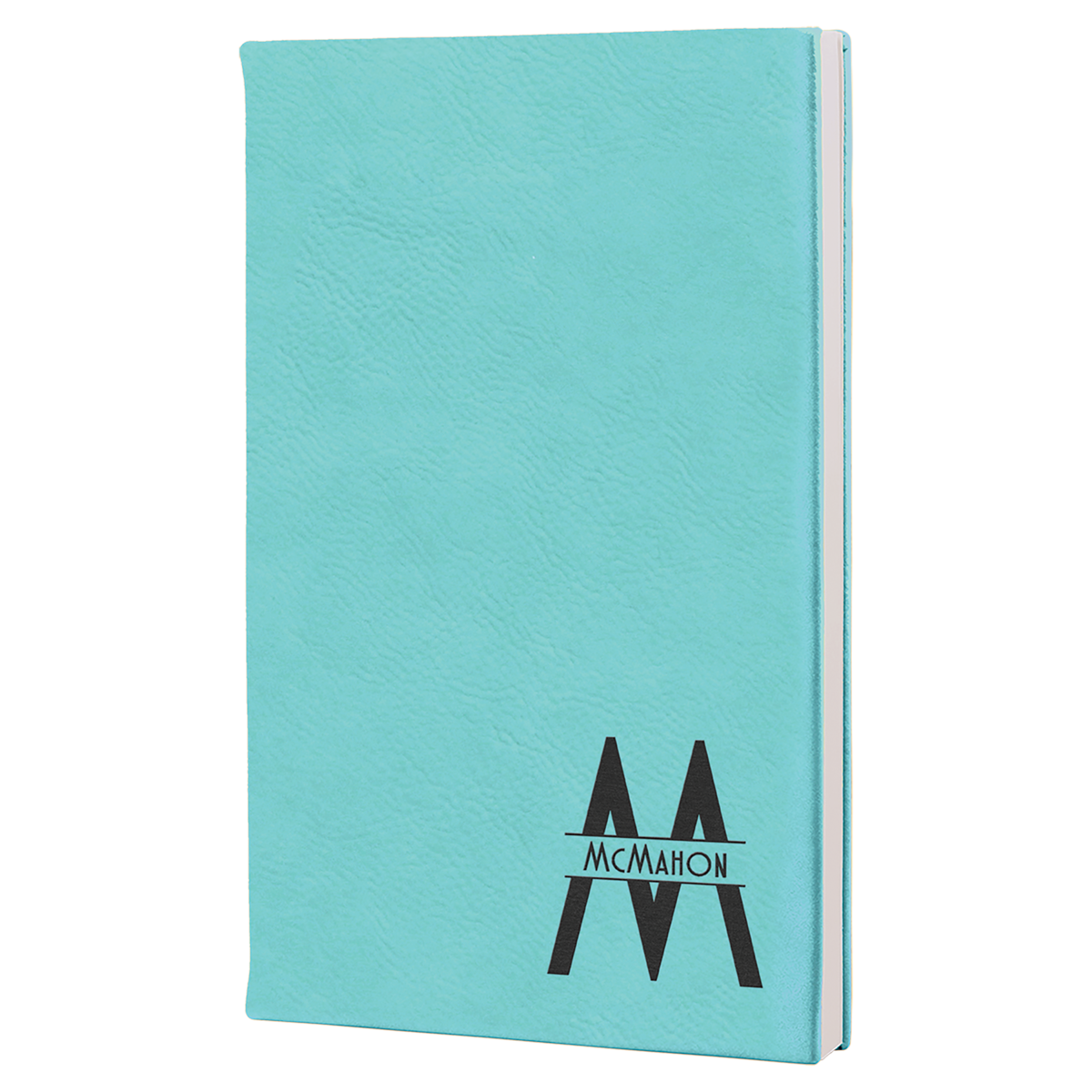 Teal Small Leatherette Lined Journals — Ref 2425