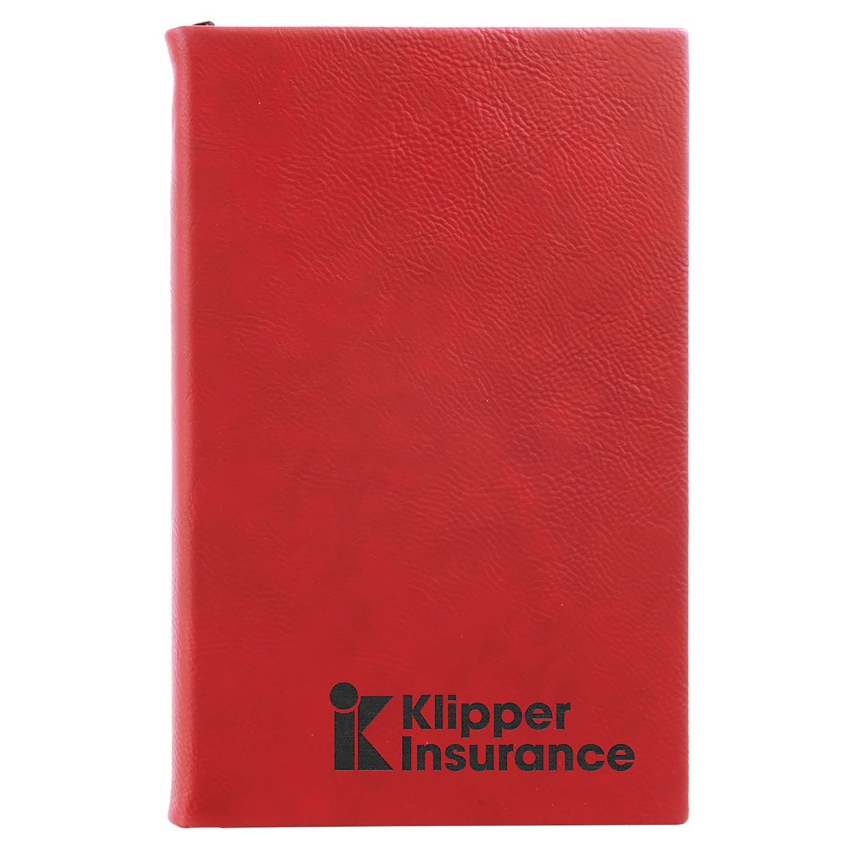 Red Small Leatherette Lined Journals — Ref 2429