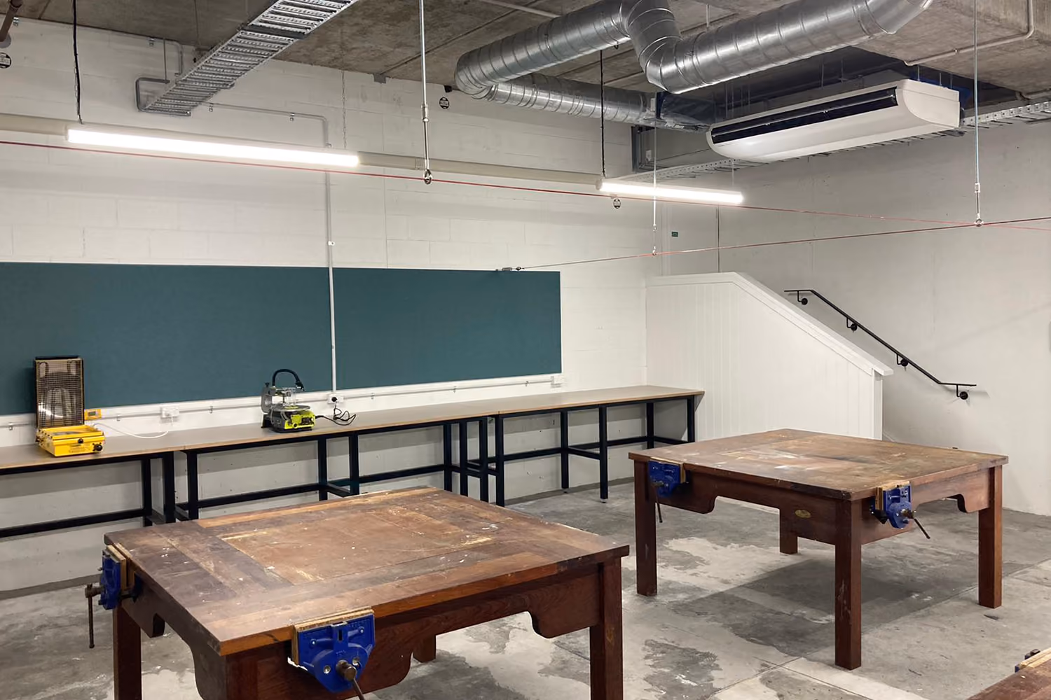 ACG Parnell College classroom with new linear LED lights