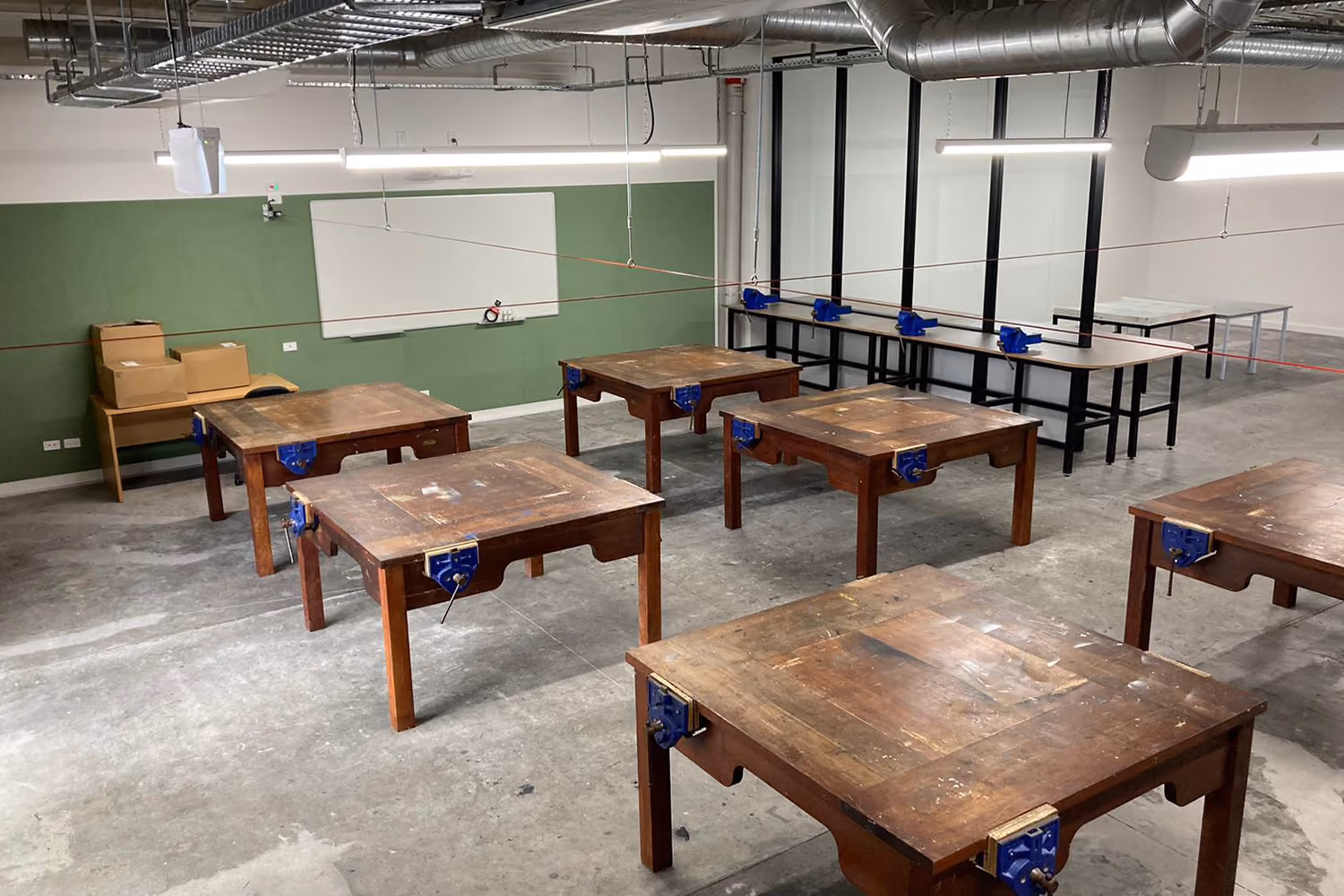 Refurbished ACG Parnell College classroom with new LED lighting