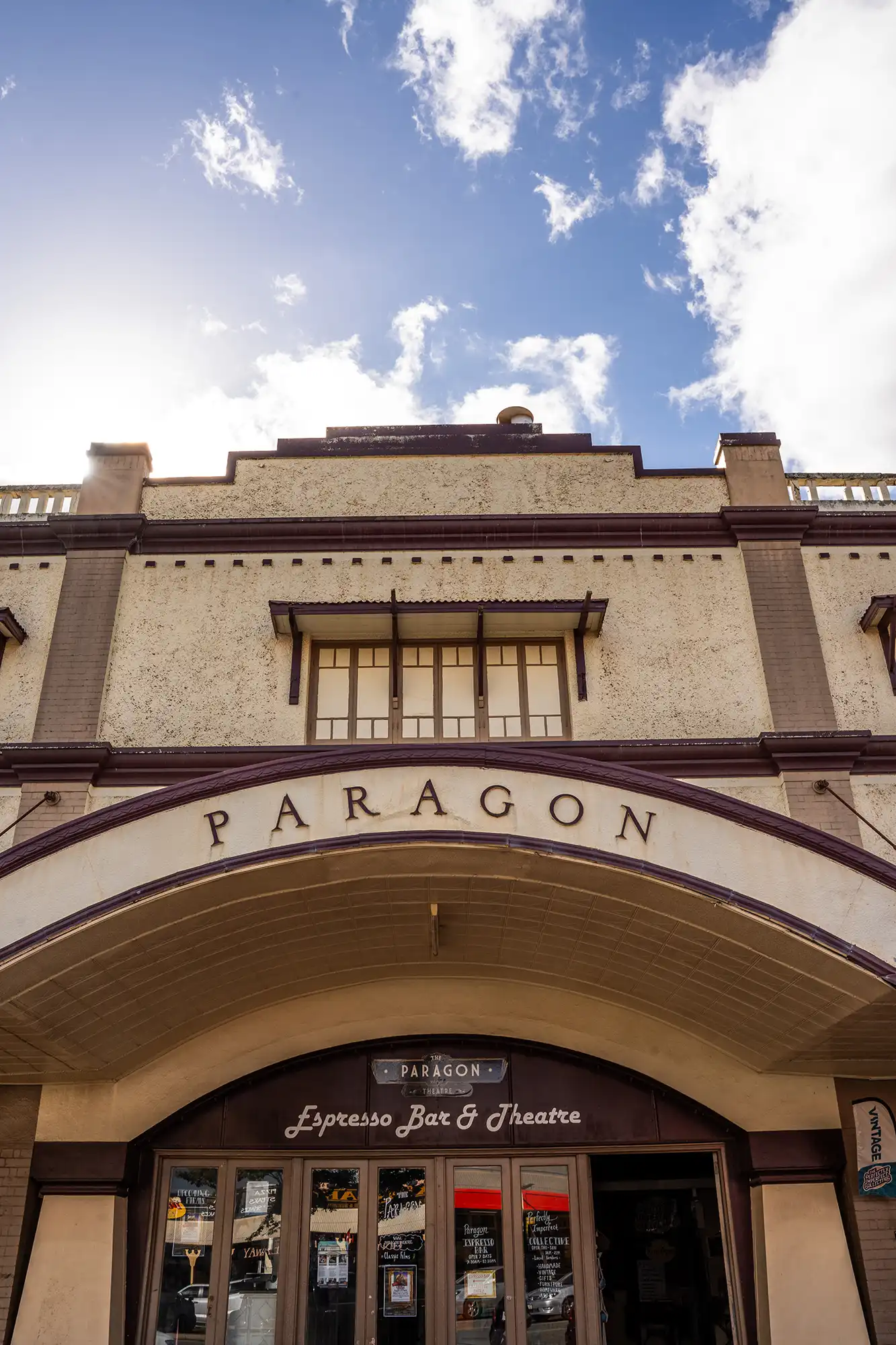 Front Facade of the Paragon Theatre building