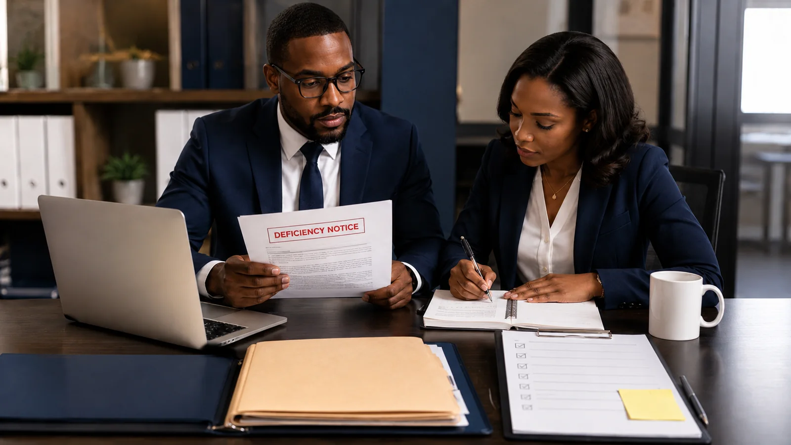Contractor license deficiency notice review