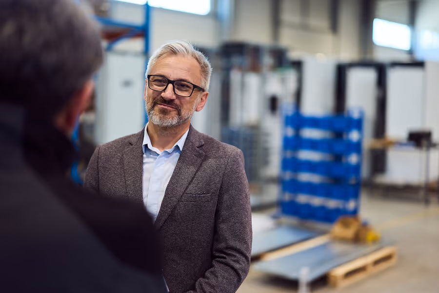 A manufacturing spokesperson speaking to media