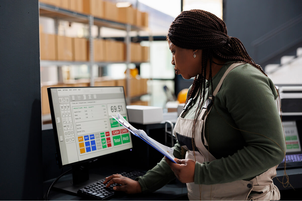 Operator monitoring production controls