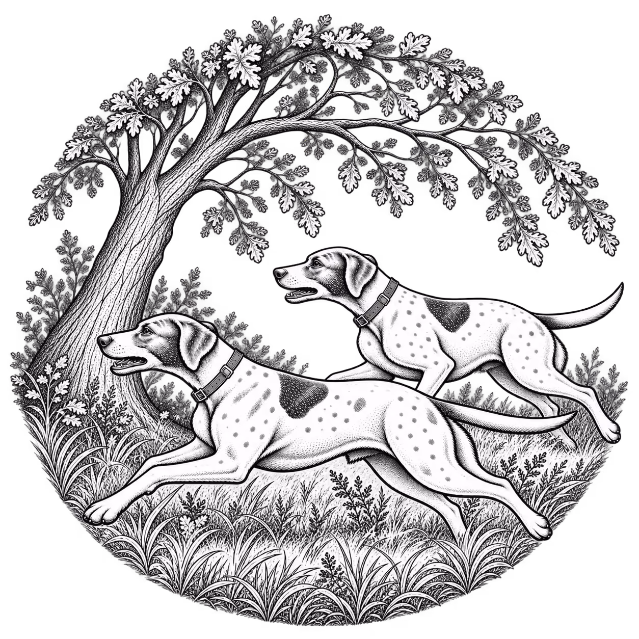 Countryside dog exercise in Cheshire