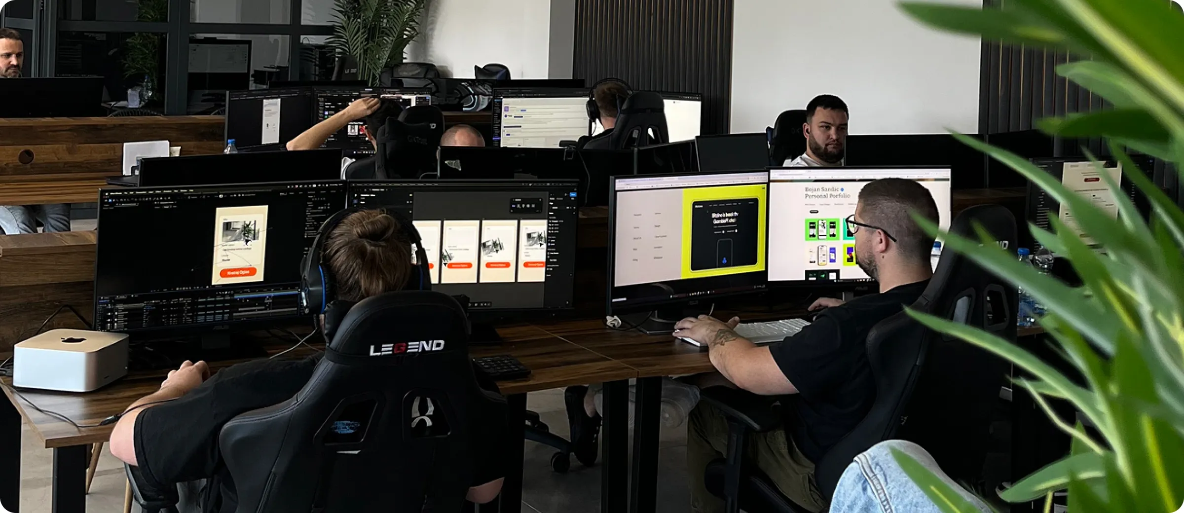 The SkyDesigner team in the studio in Laktaši