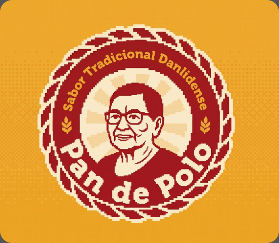 Low resolution logo before vectorization