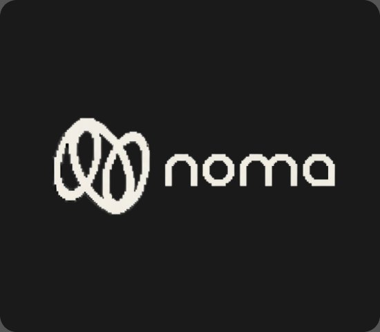 Noma logo before vectorization