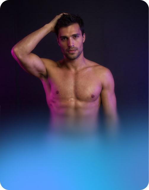 Aiden, a male AI companion on Connct
