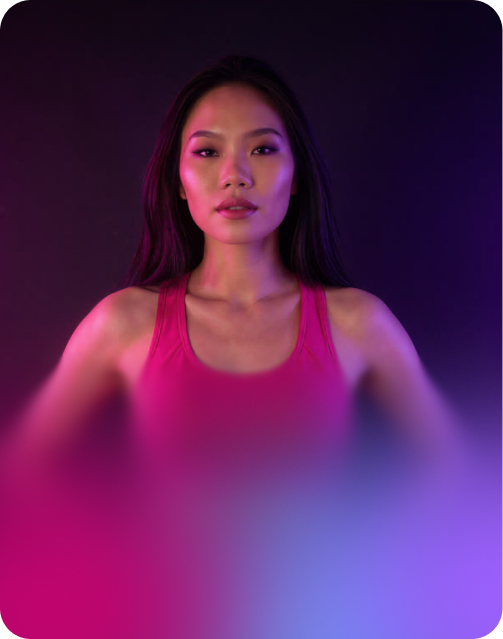 Scarlet, a female AI companion on Connct
